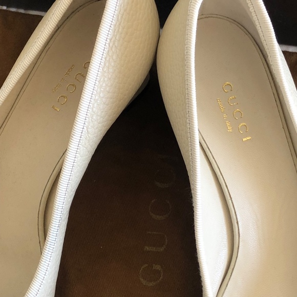 GUCCI Interlocking G Logo Leather Pumps Size: 5 | IT 35. FITS SIZE 6 ** NEW. ** - Picture 10 of 12